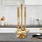 Kitchen Utensil Set Stainless Steel Kitchen Cooking Utensils Gadget Tools Gold